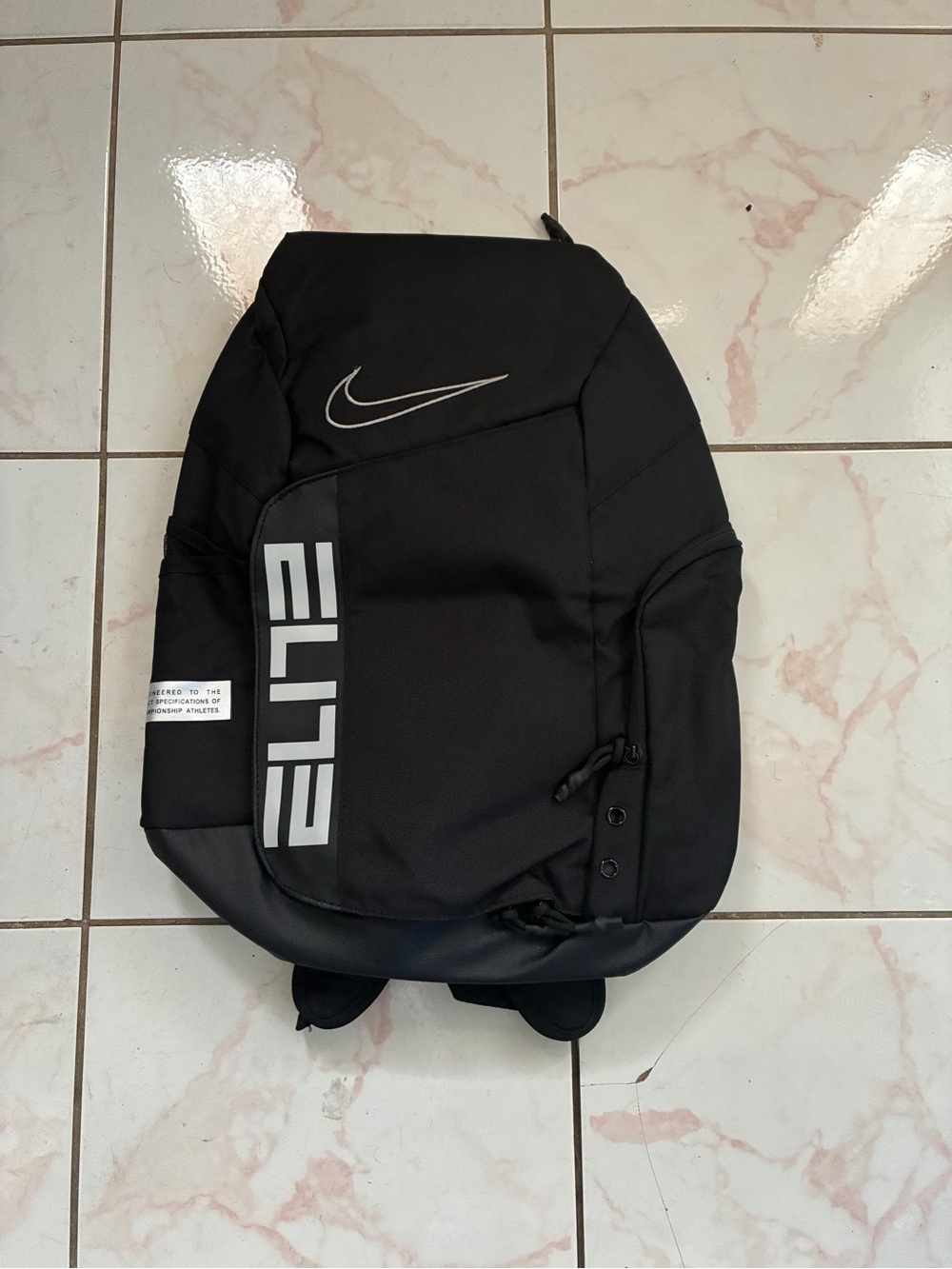 Nike Black Elite Men's Backpack with Reflective Swoosh